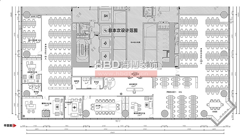 化妝品公司辦公室裝修,環(huán)球都會廣場寫字樓裝修,海博裝飾.jpg