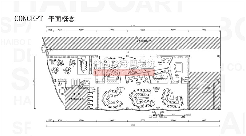 運動品牌辦公室裝修設計,迪卡儂廣州辦公室,廣州裝飾公司,廣州辦公室裝修.jpg